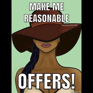 I accept reasonable offers. Please feel free. 😊